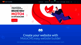 What Motocms.com website looked like in 2021 (3 years ago)