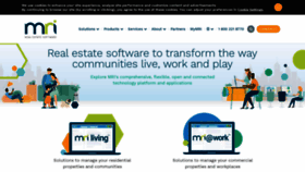 What Mrisoftware.com website looked like in 2021 (3 years ago)
