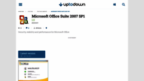What Microsoft-office-suite-2007-sp1.en.uptodown.com website looked like in 2021 (3 years ago)