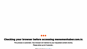 What Menemenhaber.com.tr website looked like in 2021 (3 years ago)