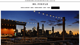 What Mrpurplenyc.com website looked like in 2021 (4 years ago)