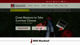What Mnstate.edu website looked like in 2021 (3 years ago)