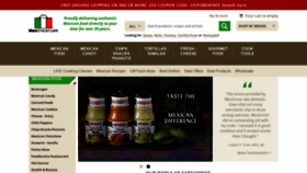 What Mexgrocer.com website looked like in 2021 (3 years ago)