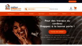 What Meilleur-artisan.com website looked like in 2021 (3 years ago)