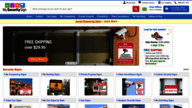 What Mysecuritysign.com website looked like in 2021 (4 years ago)
