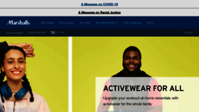 What Marshalls.ca website looked like in 2021 (3 years ago)