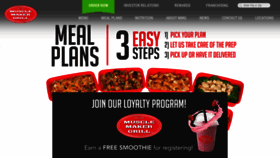 What Musclemakergrill.com website looked like in 2021 (3 years ago)
