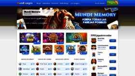 What Mundijuegos.com website looked like in 2021 (3 years ago)