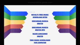 What Musica-online-gratis.com website looked like in 2021 (3 years ago)