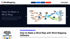What Mindmapping.com website looked like in 2021 (3 years ago)