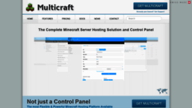 What Multicraft.org website looked like in 2021 (4 years ago)