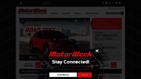 What Motorweek.org website looked like in 2021 (3 years ago)