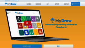 What Mydraw.com website looked like in 2021 (3 years ago)