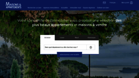 What Maisonsetappartements.fr website looked like in 2021 (3 years ago)