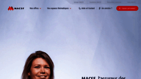 What Macsf.fr website looked like in 2021 (3 years ago)