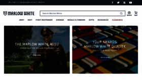 What Marlowwhite.com website looked like in 2021 (3 years ago)