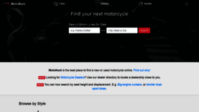 What Motohunt.com website looked like in 2021 (3 years ago)