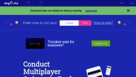 What Myquiz.ru website looked like in 2021 (3 years ago)
