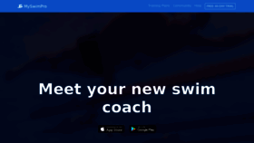 What Myswimpro.com website looked like in 2021 (3 years ago)