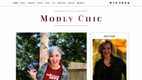 What Modlychic.com website looked like in 2021 (3 years ago)