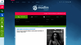 What Modlinairport.pl website looked like in 2021 (3 years ago)