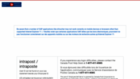 What Mysite.canadapost.ca website looked like in 2021 (3 years ago)