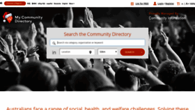 What Mycommunitydirectory.com.au website looked like in 2021 (3 years ago)