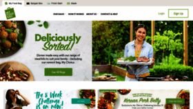 What Myfoodbag.co.nz website looked like in 2021 (3 years ago)