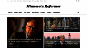 What Minnesotareformer.com website looked like in 2021 (4 years ago)
