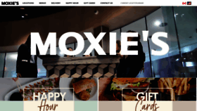 What Moxies.com website looked like in 2021 (3 years ago)