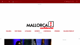 What Mallorcaconfidencial.com website looked like in 2021 (3 years ago)