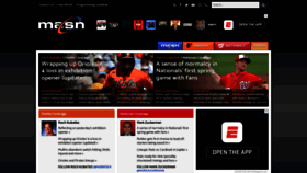 What Masnsports.com website looked like in 2021 (3 years ago)