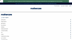 What Mothercare.com.sg website looked like in 2021 (3 years ago)
