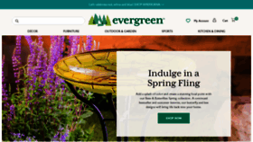 What Myevergreen.com website looked like in 2021 (3 years ago)