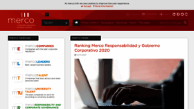 What Merco.info website looked like in 2021 (3 years ago)