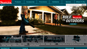 What Makita.co.nz website looked like in 2021 (3 years ago)