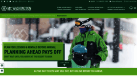 What Mountwashington.ca website looked like in 2021 (4 years ago)