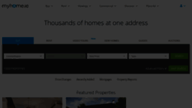 What Myhome.ie website looked like in 2021 (3 years ago)