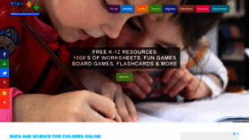 What Math4childrenplus.com website looked like in 2021 (3 years ago)