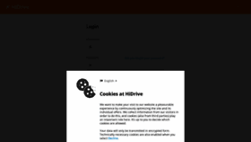 What My.hidrive.com website looked like in 2021 (3 years ago)
