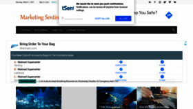 What Marketingsentinel.com website looked like in 2021 (3 years ago)