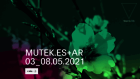 What Mutek.org website looked like in 2021 (3 years ago)