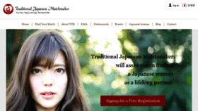 What Meetjapanlady.com website looked like in 2021 (3 years ago)