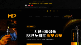 What Mipkorea.com website looked like in 2021 (3 years ago)