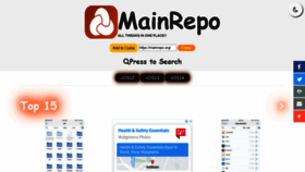 What Mainrepo.org website looked like in 2021 (3 years ago)