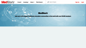 What Medstartr.com website looked like in 2021 (3 years ago)