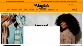 What Maggiesorganics.com website looked like in 2021 (3 years ago)