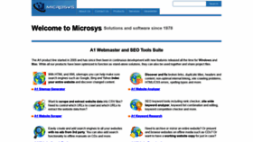 What Microsystools.com website looked like in 2021 (3 years ago)