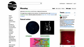 What Monoskop.org website looked like in 2021 (4 years ago)