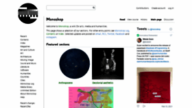 What Monoskop.org website looked like in 2021 (3 years ago)